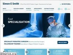 Sites similar to smithfootsurgeon.com.au