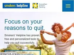Sites similar to smokershelpline.ca