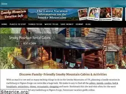 Sites similar to smokymountainvacationinfo.com