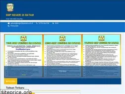Sites similar to smpn26batam.sch.id