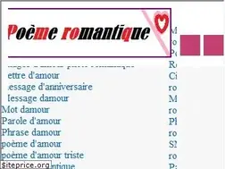 Sites similar to sms-d-amour-poeme.com