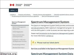 Sites similar to sms-sgs.ic.gc.ca