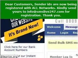 Sites similar to smslive247.com