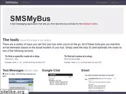 Sites similar to smsmybus.com