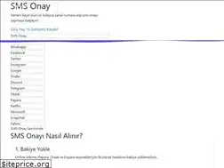 Sites similar to smsonayservisi.com
