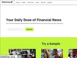 Sites similar to snacks.robinhood.com