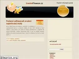 Sites similar to snadnefinance.cz