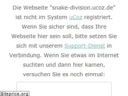 Sites similar to snake-division.ucoz.de