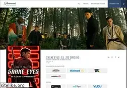 Sites similar to snakeeyesmovie.com