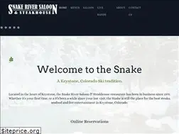Sites similar to snakeriversaloon.com