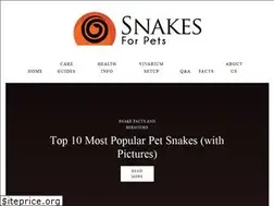 Sites similar to snakesforpets.com