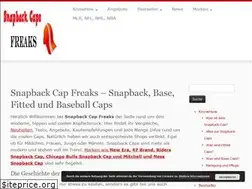 Sites similar to snapback-cap-freaks.de