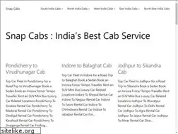 Sites similar to snapcabs.in