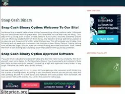 Sites similar to snapcashbinaryoption.com