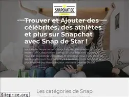Sites similar to snapchat-de.fr