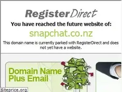 Sites similar to snapchat.co.nz
