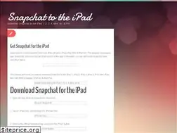 Sites similar to snapchatipad.com