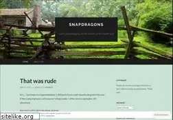 Sites similar to snapdragons.wordpress.com
