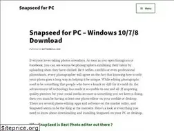 Sites similar to snapseedforpc.org