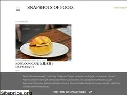 Sites similar to snapshotsoffood.blogspot.com