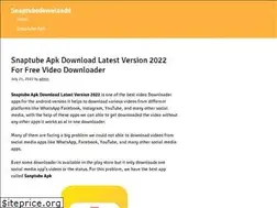 Sites similar to snaptubedownloadd.com