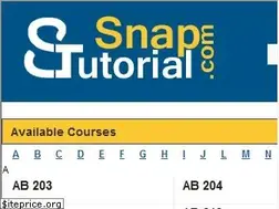Sites similar to snaptutorial.com