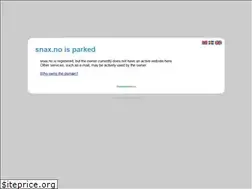 Sites similar to snax.no