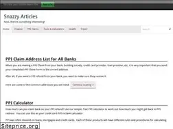 Sites similar to snazzyarticles.com