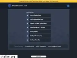 Sites similar to sncadmissions.com