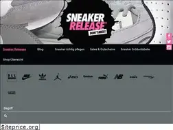 Sites similar to sneakerrelease.de