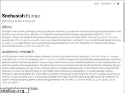 Sites similar to snehasish.net
