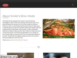 Sites similar to sniderbrosmeats.com