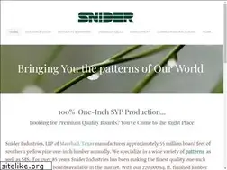 Sites similar to sniderindustries.com