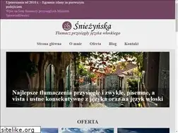 Sites similar to sniezynska.pl