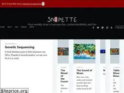 Sites similar to snipettemag.com