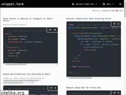 Sites similar to snippet.farm