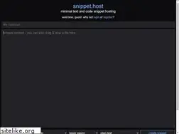 Sites similar to snippet.host
