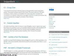 Sites similar to snippetbank.blogspot.com