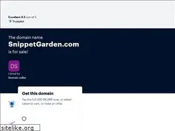 Sites similar to snippetgarden.com
