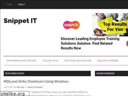 Sites similar to snippetit.com