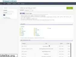 Sites similar to snippetlibrary.com