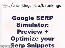 Sites similar to snippetoptimizer.net