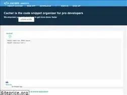 Sites similar to snippets.cacher.io