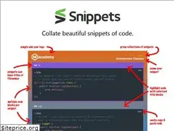 Sites similar to snippets.cc