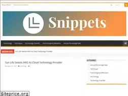 Sites similar to snippets.pro