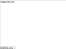 Sites similar to snippets4u.com