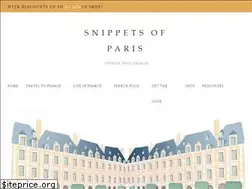 Sites similar to snippetsofparis.com