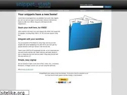 Sites similar to snippetstash.com
