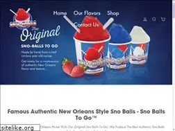 Sites similar to snoballstogo.com