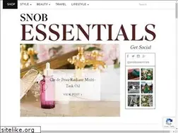 Sites similar to snobessentials.com